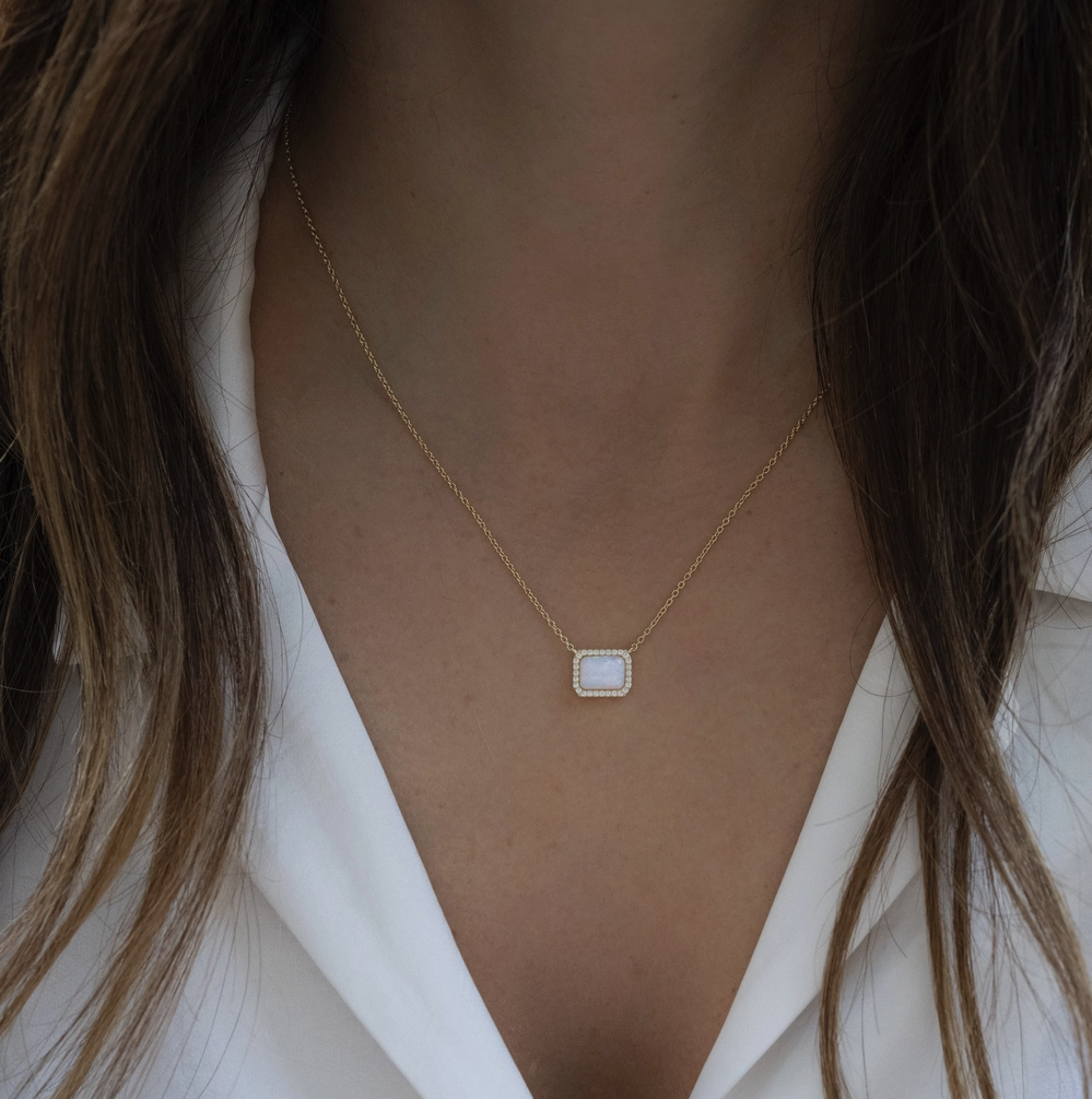 CZ Baguette Tennis Necklace — Shimmer by Cindy®